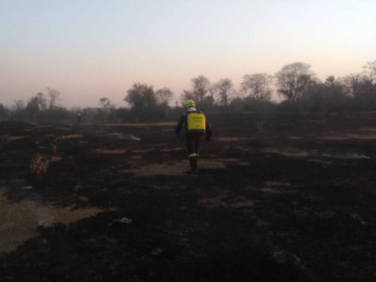 Bomberos en Sucre han atendido 395 incendios forestales este año