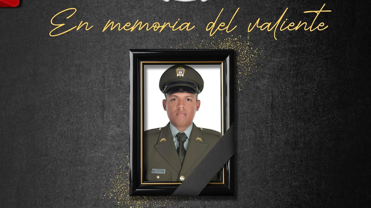 Patrullero asesinado en procesión de Semana Santa llevaba dos meses en la institución