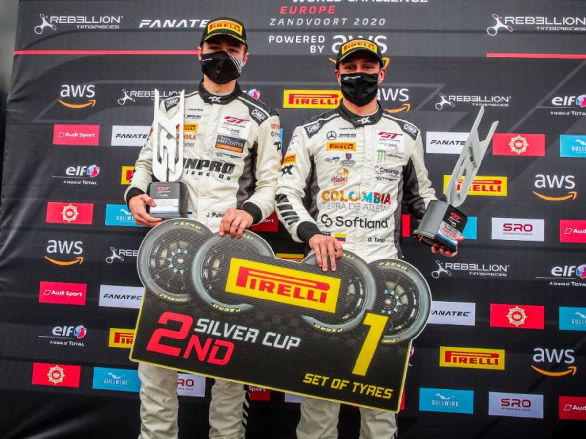 El caleño Oscar Tunjo logró otro podio en el Campeonato GT World