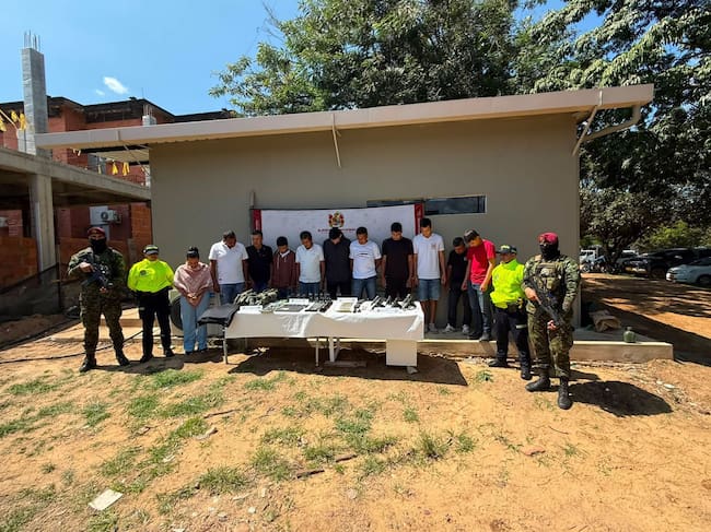 ‘Águila’, cabecilla de Segunda Marquetalia, entre los 11 capturados anunciados por De La Espriella. Foto suministrada