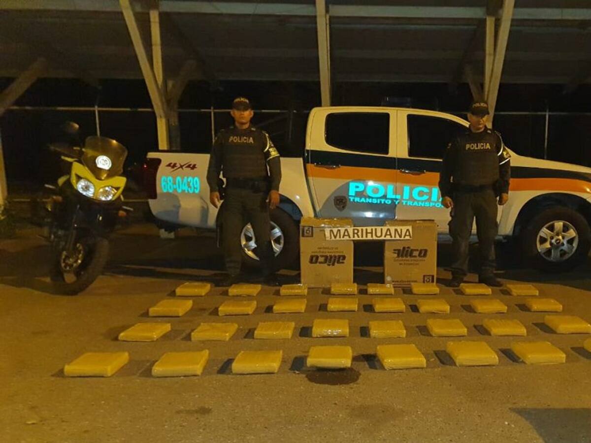 Incautan marihuana por encomienda que venía desde Cali con destino a Cereté
