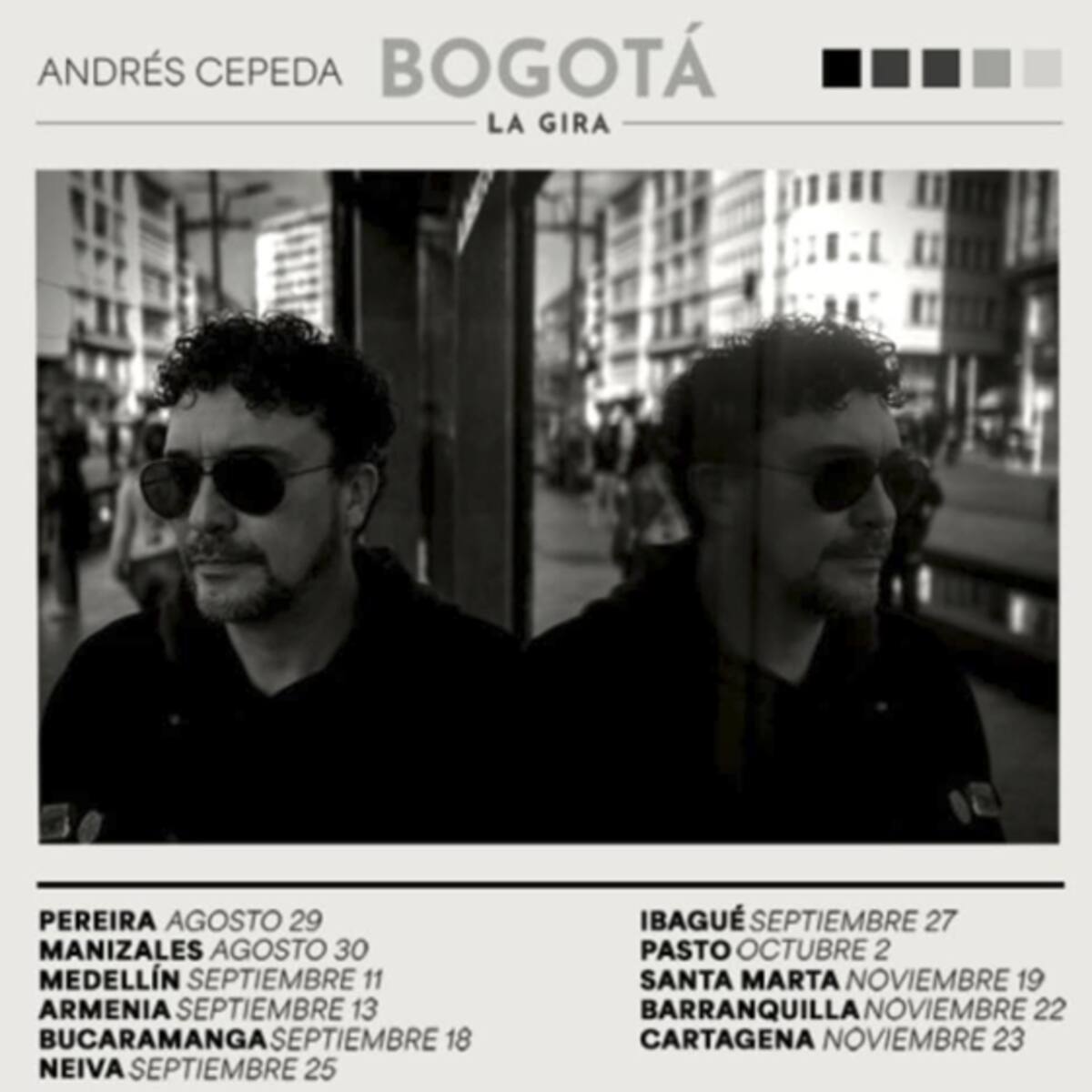 Andrés Cepeda anuncia su nuevo tour, “Bogotá La Gira”, Que ciudades visitara?