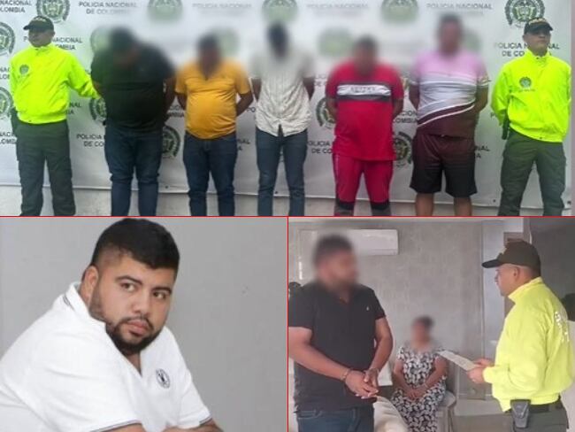 Capturados 6 hombres con solicitud de extradición.