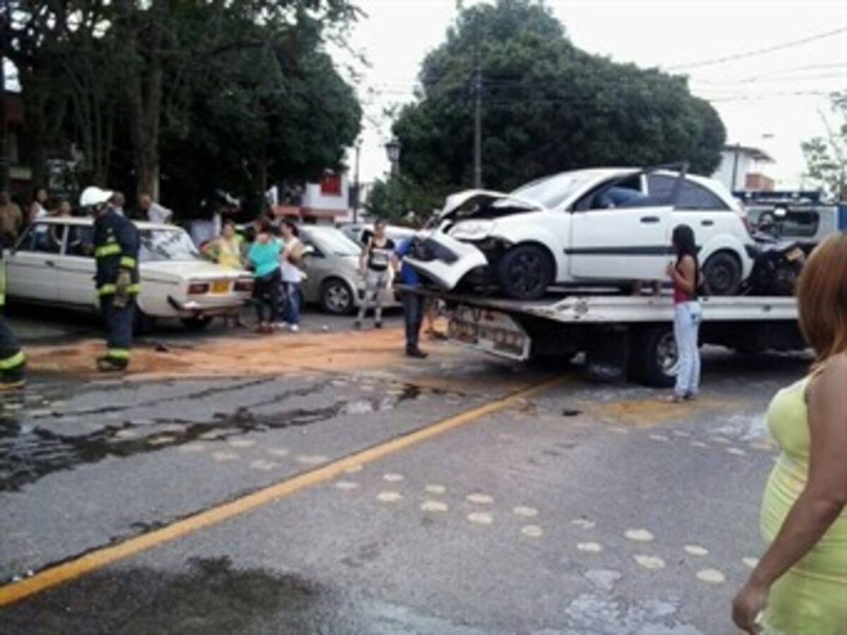 Conductor borracho genera choque múltiple en Pereira