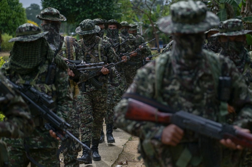 Disidencias de las Farc en Colombia. Foto: Getty Images.