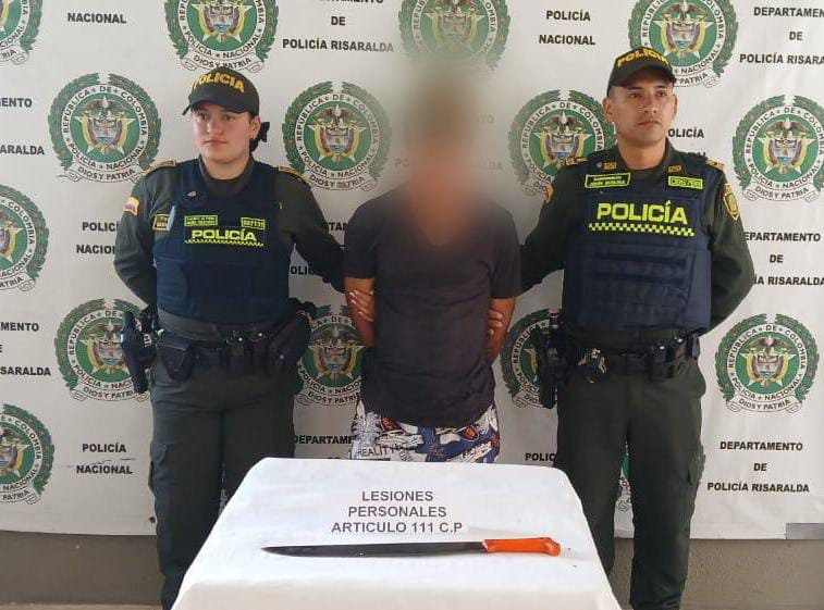 Fotografía suministrada: Policía de Risaralda