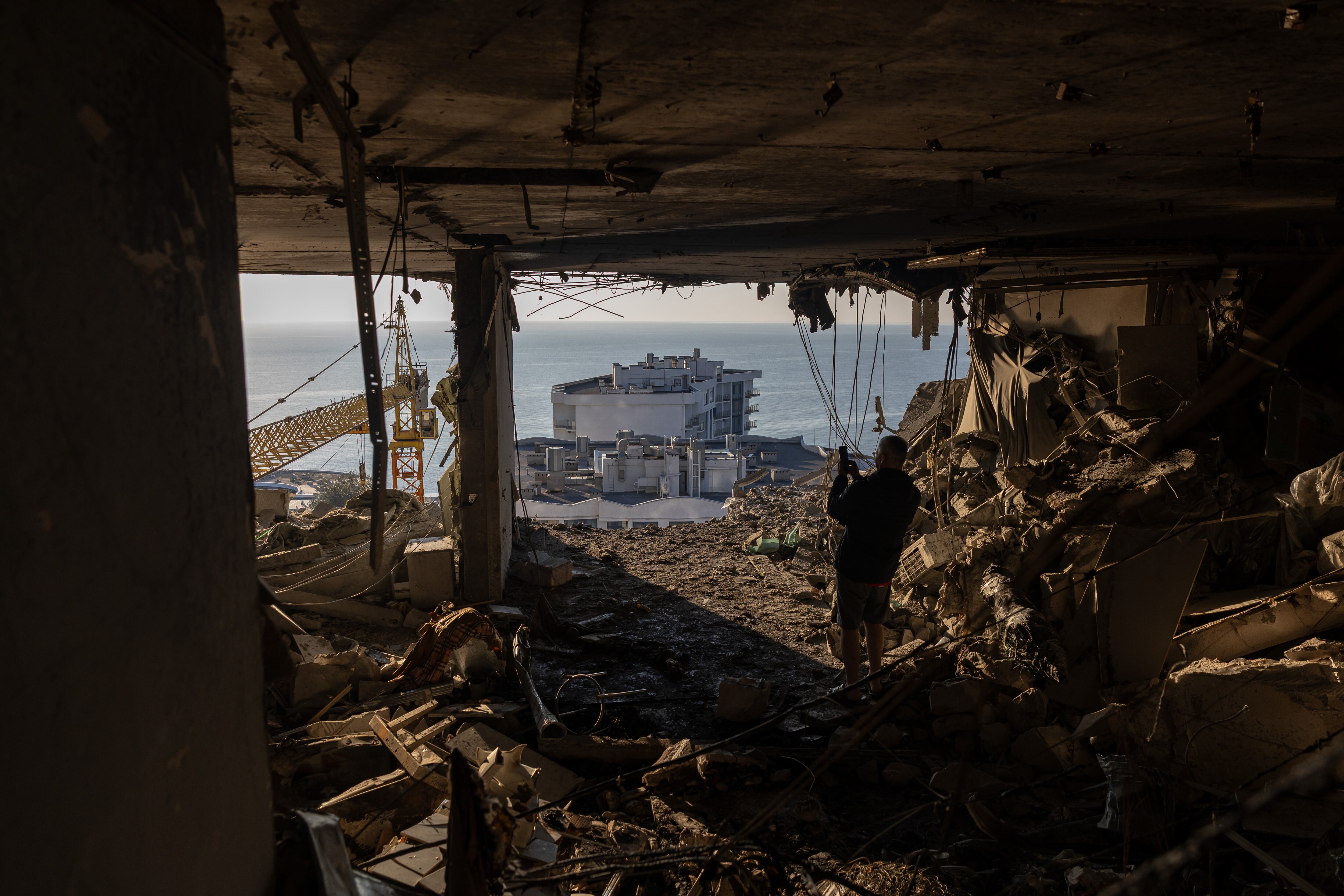 Al menos 25 personas heridas tras ataques rusos a zonas residenciales de Kiev y Odesa. Getty Images