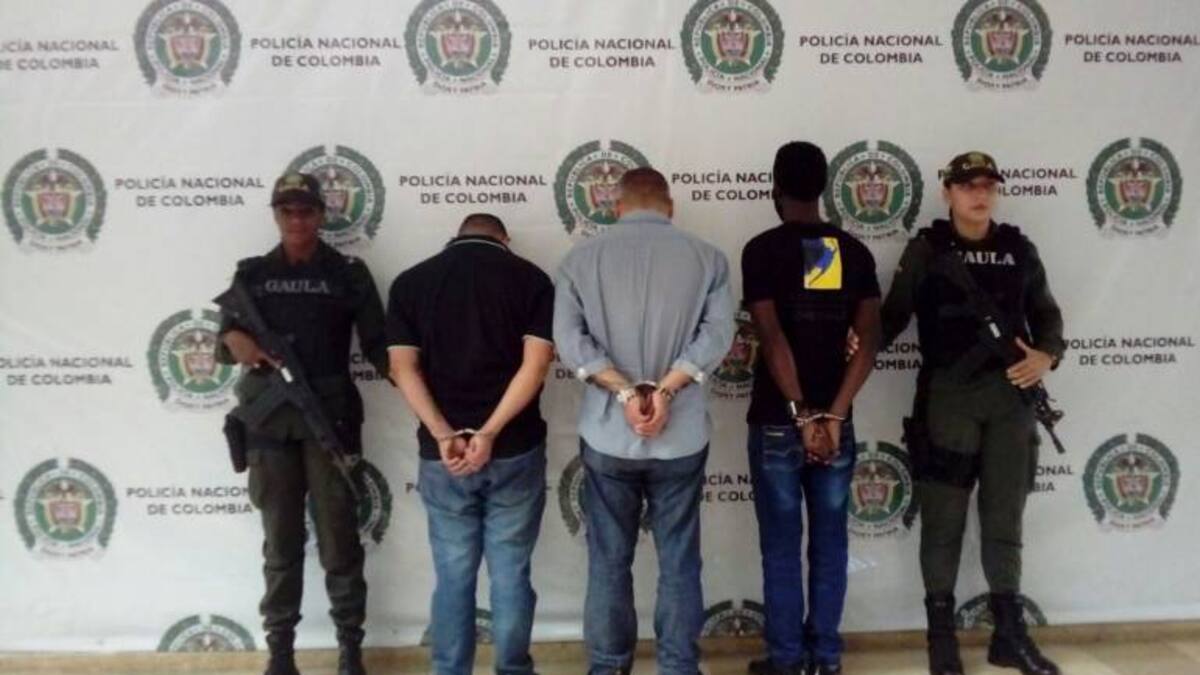 En Montenegro, capturan tres personas sindicadas del delito de extorsión