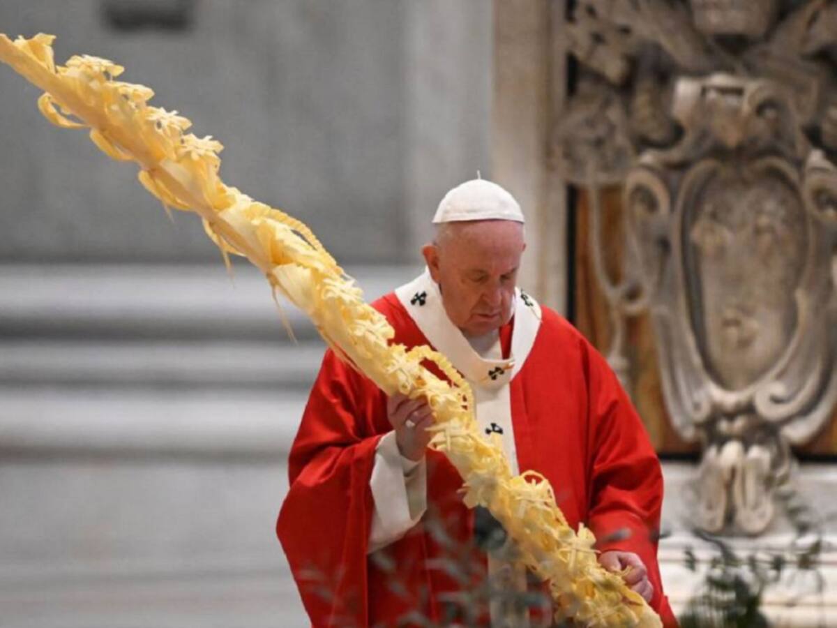 Papa Fransciso da inicio a una Semana Santa sin fieles por coronavirus