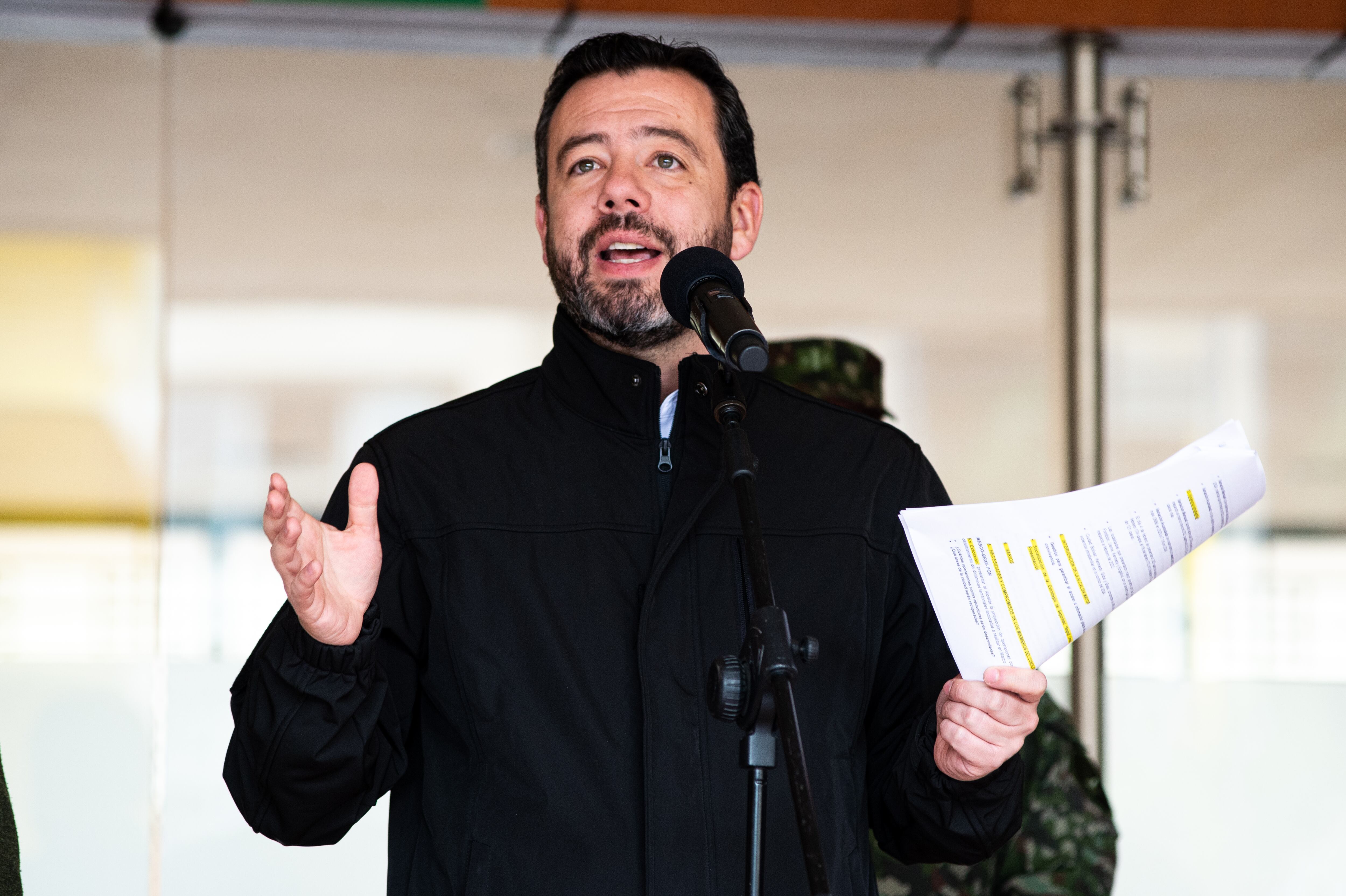 Alcalde de Bogotá, Carlos Fernando Galán.  (Foto de Sebastian Barros/NurPhoto vía Getty Images)