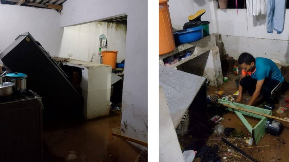 En Concordia y Andes reportaron emergencias por lluvias