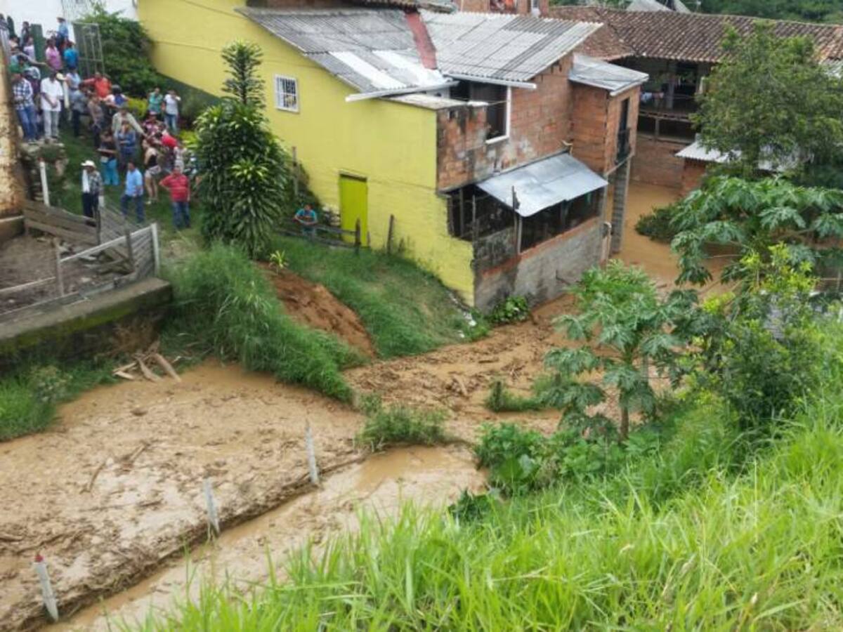 Lluvias provocan emergencia en Salgar