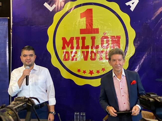 Alianza política Julián Bedoya - Luis Pérez- foto Caracol Radio