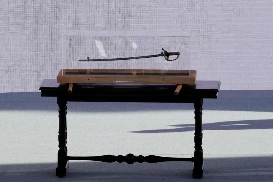 La espada de Bolívar (Foto: EFE, Carlos Ortega)