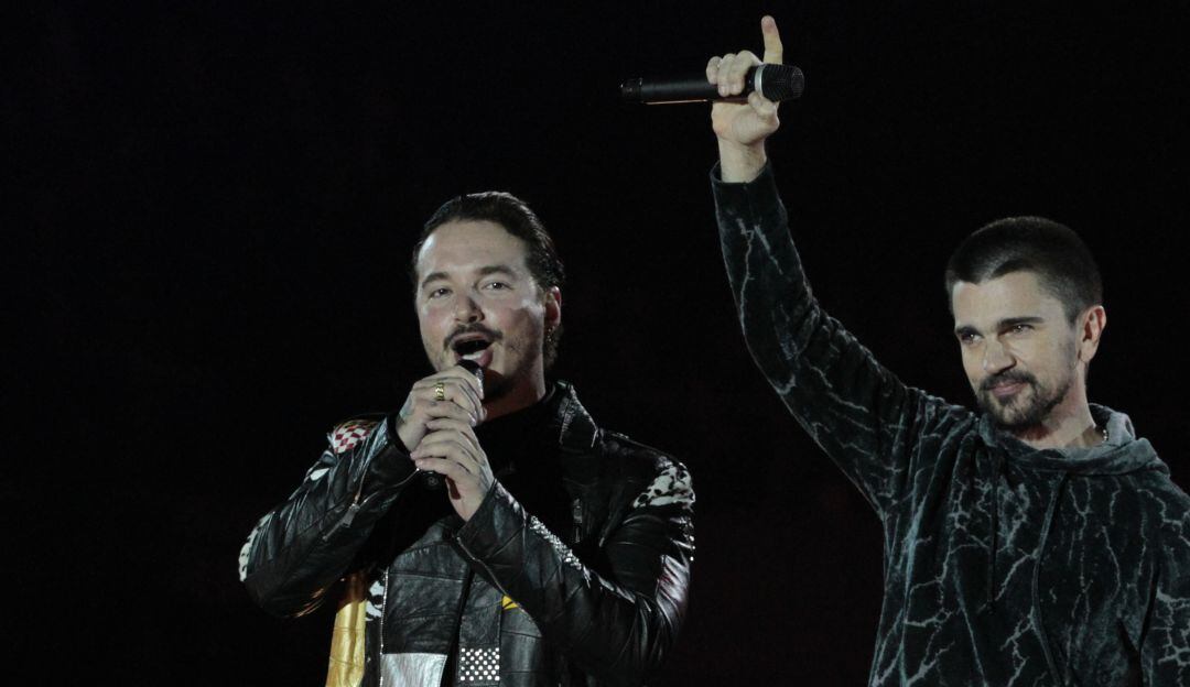  J Balvin y Juanes en Los 40 Music Awards