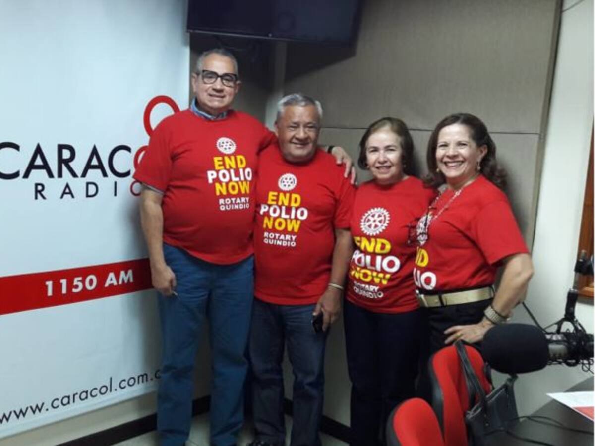 Clubes rotarios en Armenia se unen en la lucha contra la poliomielitis