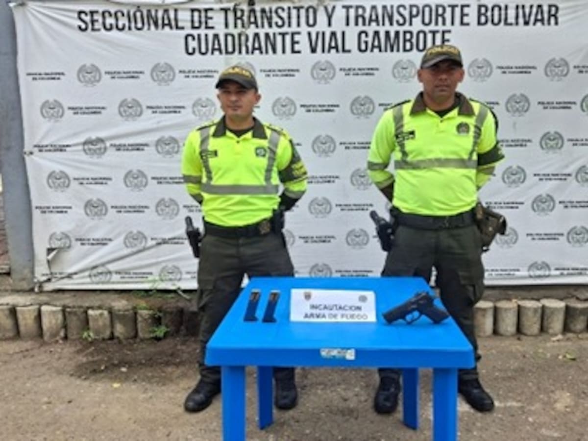 Autoridades incautaron diez armas de fuego en vías de Bolívar