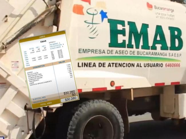 Denuncian presuntos cobros dobles del servicio de aseo en Bucaramanga. ¿Qué dice la EMAB?