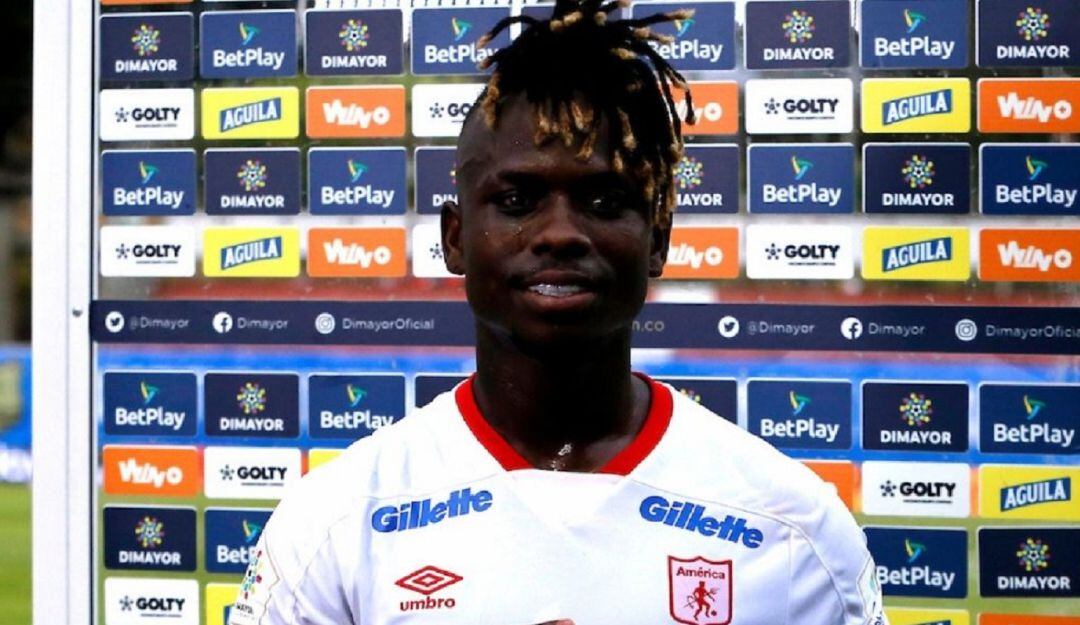 Dinner Quiñónes, futbolista del América de Cali