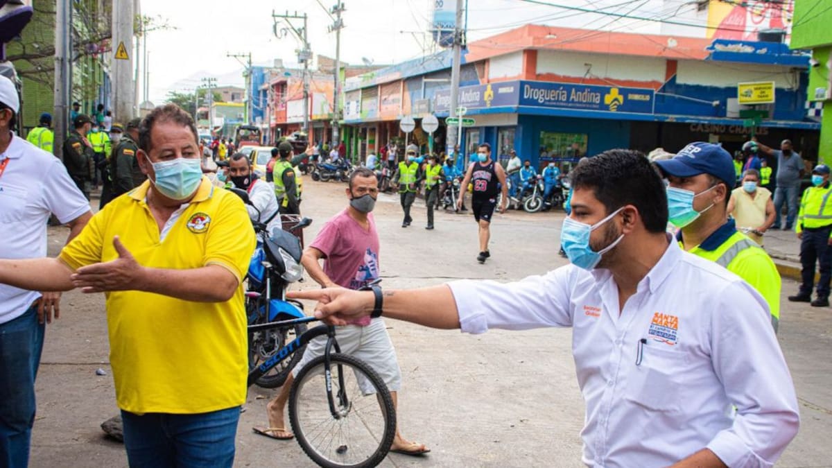Autoridades buscan desacelerar casos de COVID-19 en Santa Marta