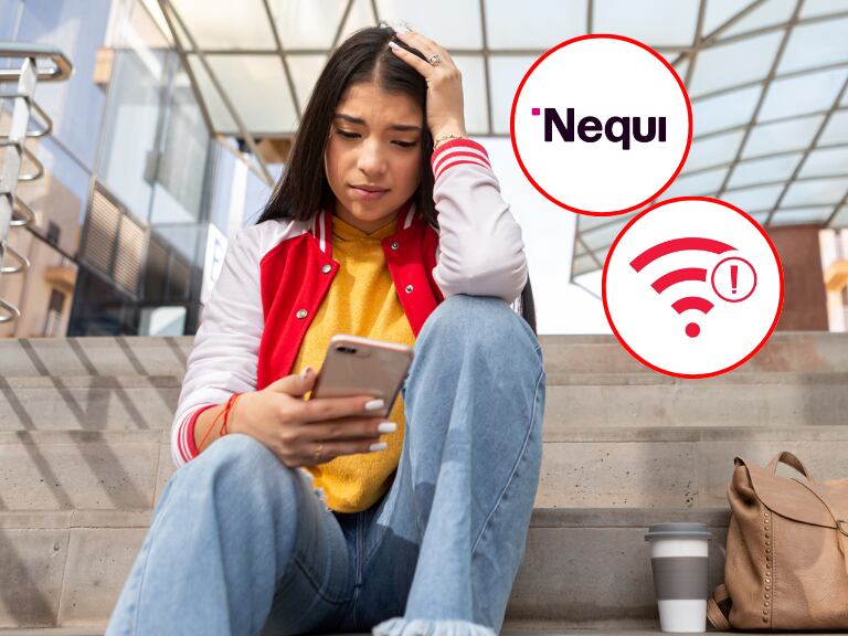 Persona intentando usar Nequi sin WhatsApp // Fotos de referencia: Getty Images