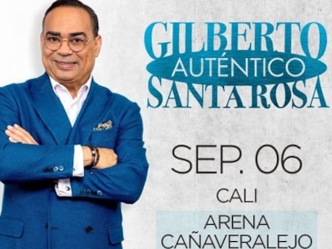 GILBERTO SANTA ROSA “El caballero de la salsa” se toma a Cali anuncia show para septiembre