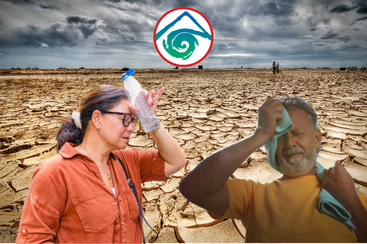 Imagen de referencia.
Personas con calor - Sequía: Getty Images.
Logo IDEAM: Página Web.