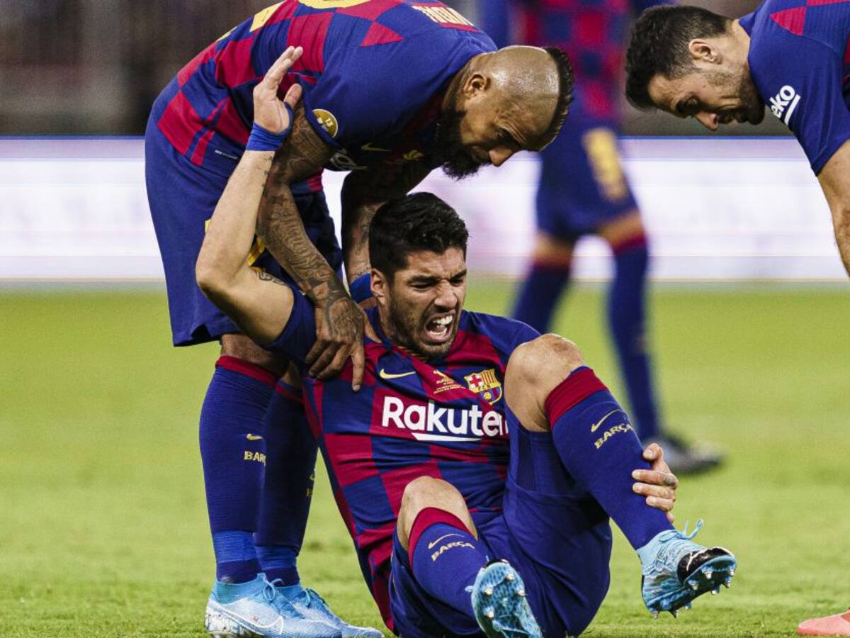 ¡Cuatro meses! Barcelona confirma el tiempo de baja de Luis Suárez