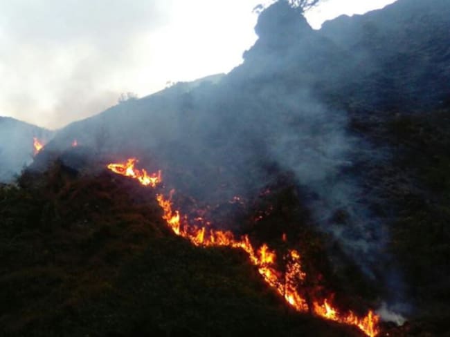 Incendios han destruido más de 200 hectáreas de flora y fauna en Boyacá
