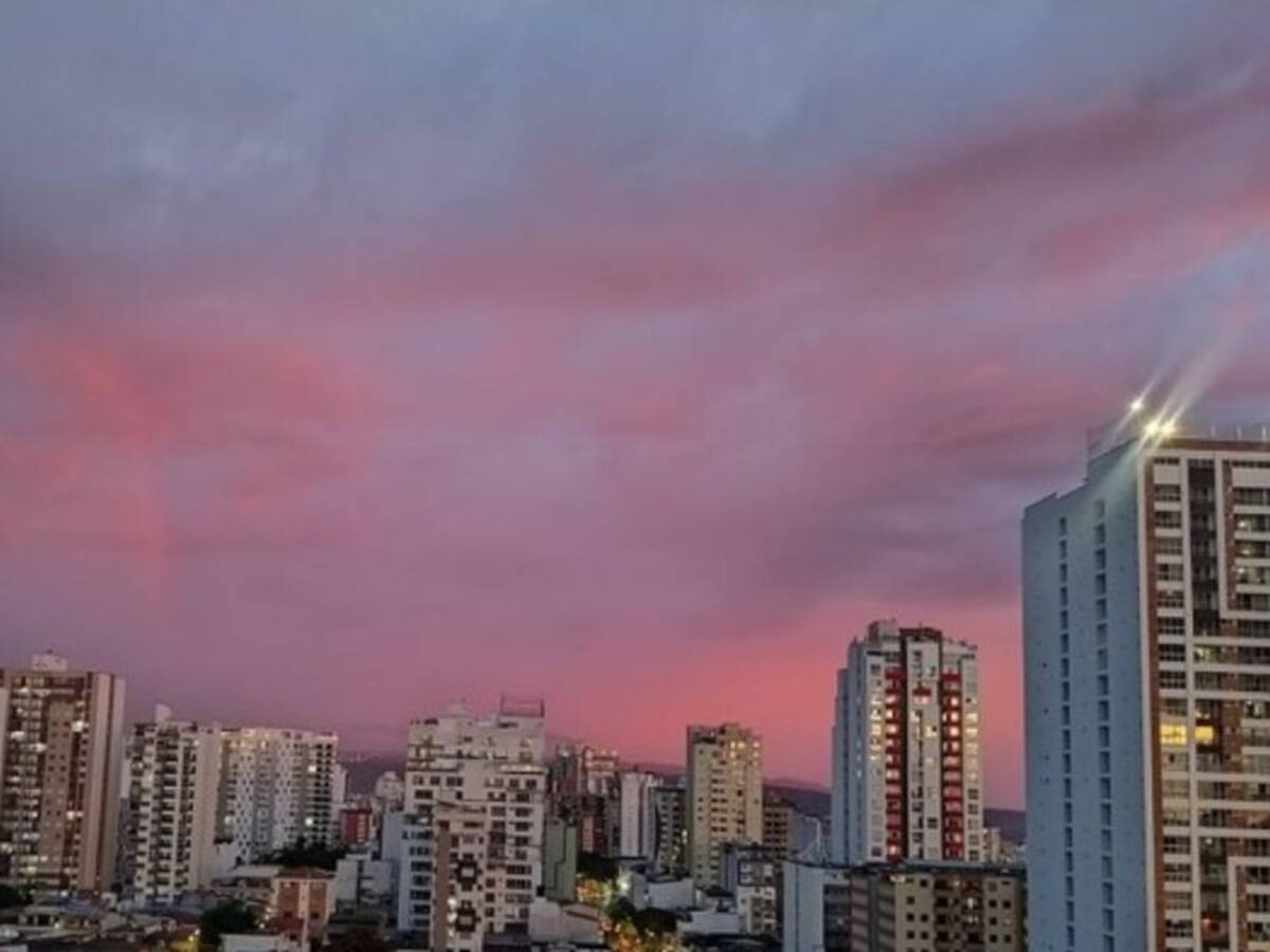 VIDEO: Atardecer de encanto en Bucaramanga