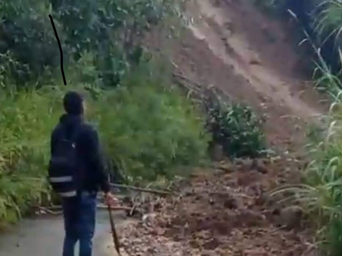 Tres personas fallecidas y dos heridas deja un movimiento en masa en Pueblorrico