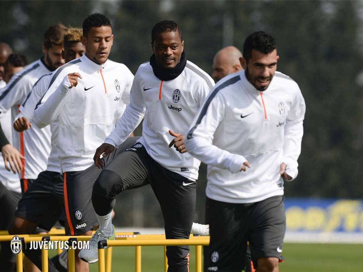 Andrés Tello se entrenó con el primer equipo de la Juve