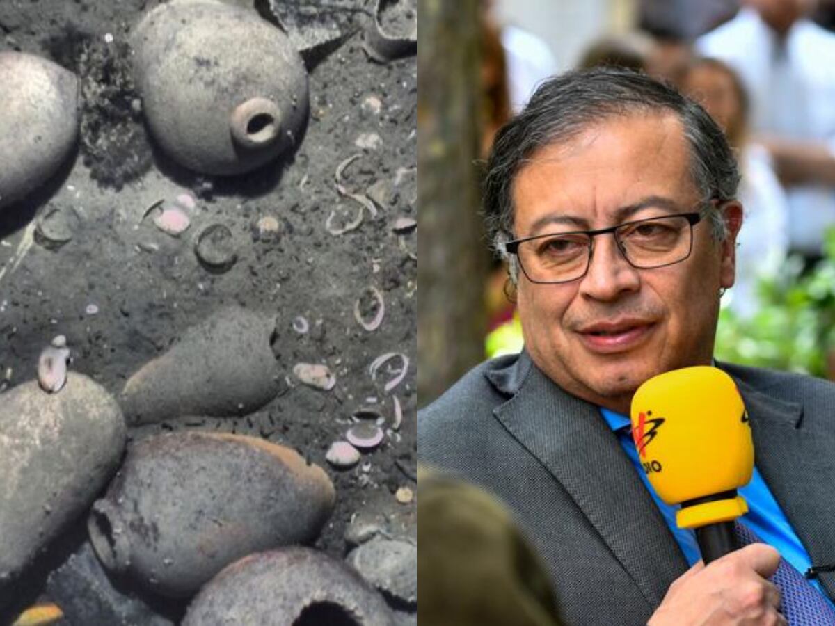 El presidente Gustavo Petro se refirió al tesoro del Galeón San José.