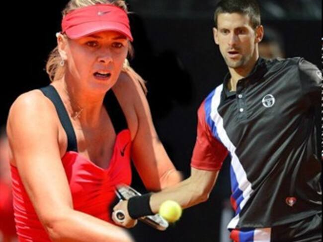 Djokovic y Sharapova avanzan a octavos de final del Abierto de Roma