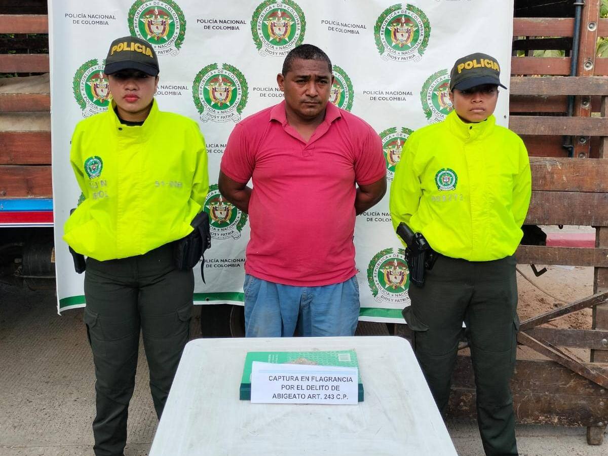 Capturado ‘El Candelillo’ tras presunto robo de ganado en María La Baja