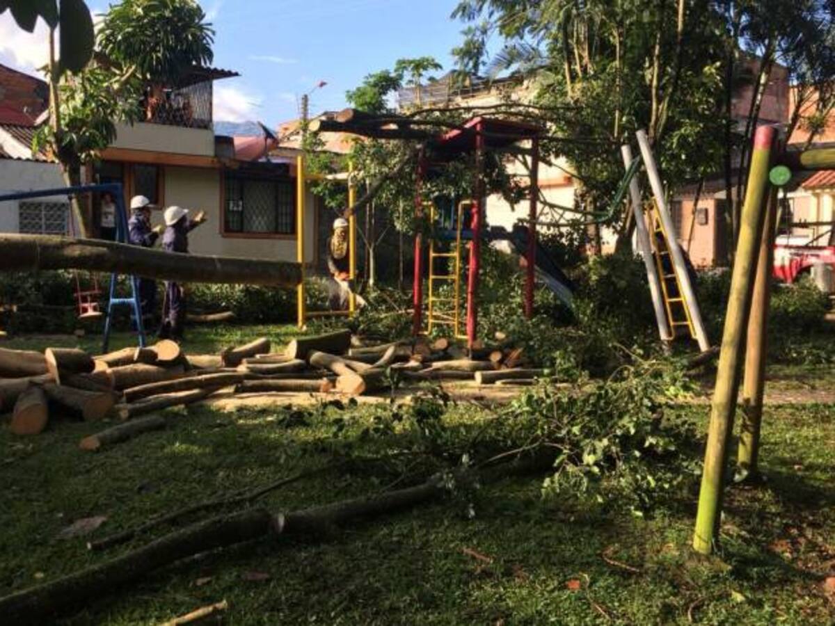 Torrencial aguacero provocó emergencias en los barrios del sur de Ibagué