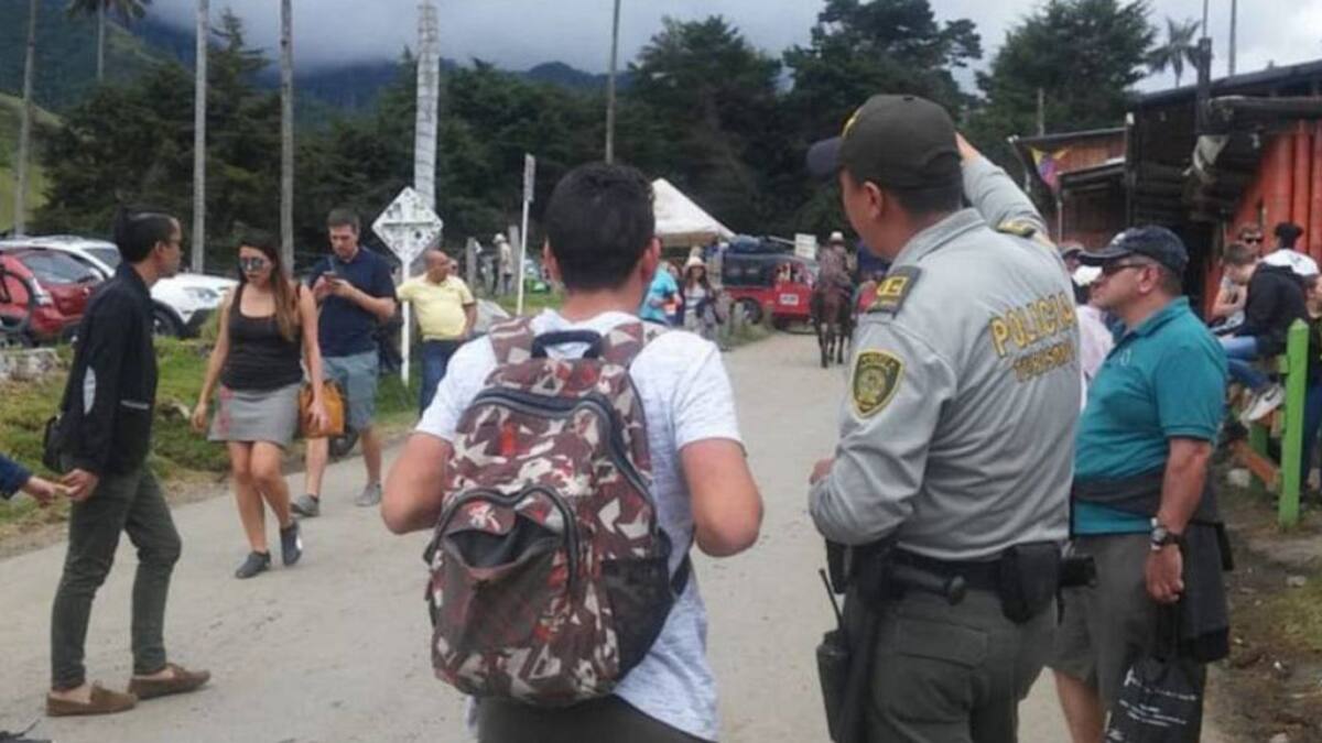 El teniente coronel Julio Hurtado, comandante para la Seguridad Ciudadana del Departamento