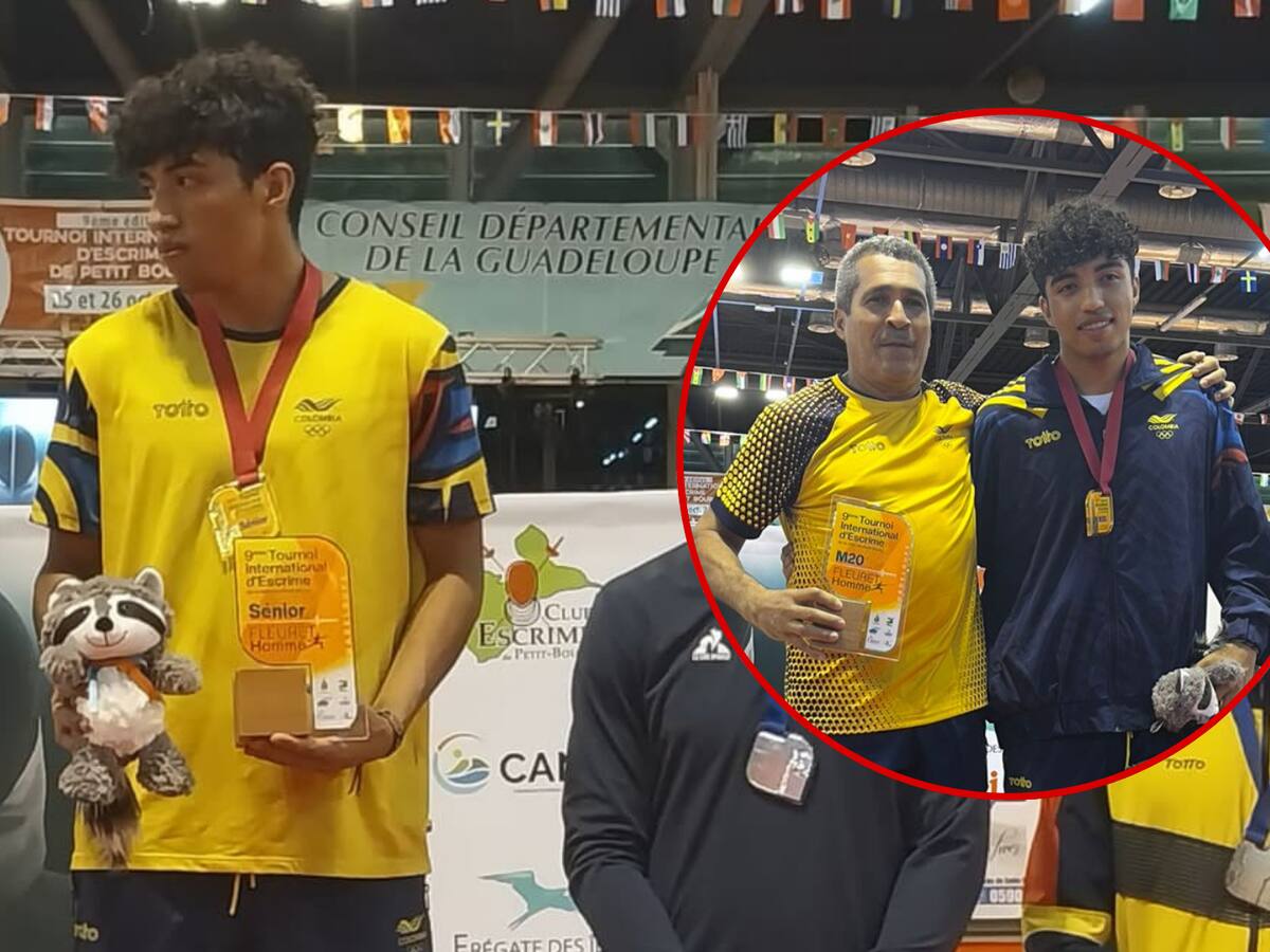 Doblete dorado de vallecaucano en el Torneo Internacional de Esgrima en Francia