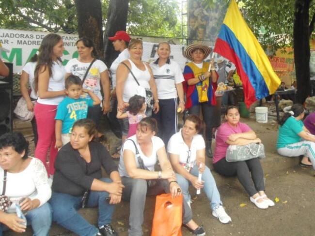 Protestas anteriores de madres comunitarias del ICBF en Cúcuta