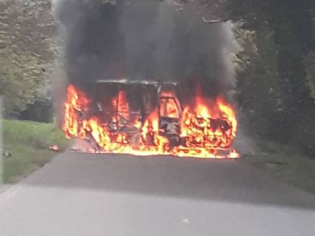 Alias Estacio del ELN lideró quema de camiones en vía a Buenaventura