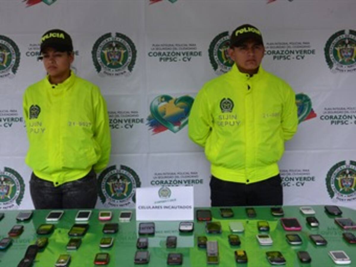 Policía recupera celulares hurtados en el Putumayo