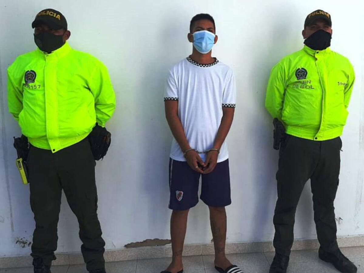 Capturan al ‘Jhanka’ por homicidio de un adolescente en Magangué