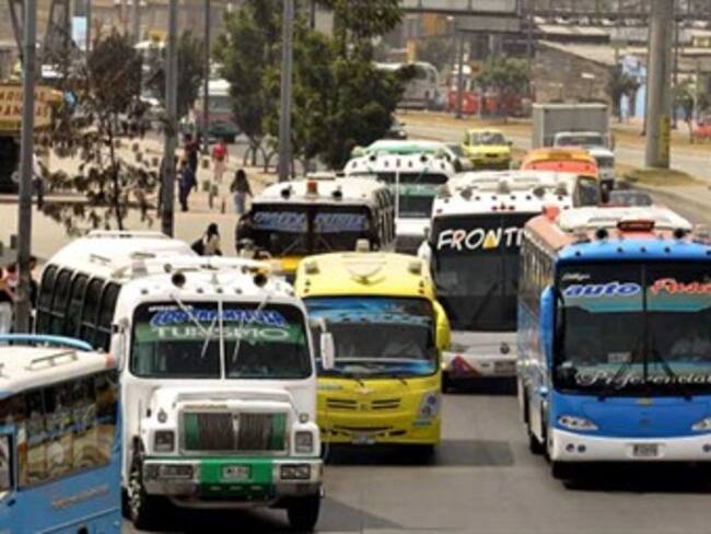 Disminuye 50% los despachos de buses desde Cartagena hacia Medellín por paro agrario