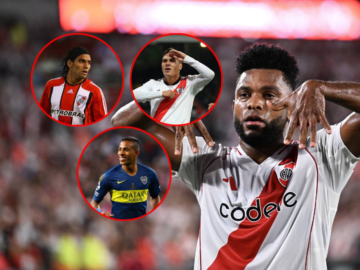 River Plate vs. Boca Juniors: Miguel Borja, cerca de ser el máximo goleador colombiano del clásico