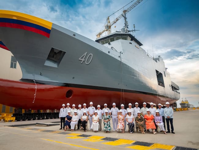 Armada presentará primer buque construido en Colombia