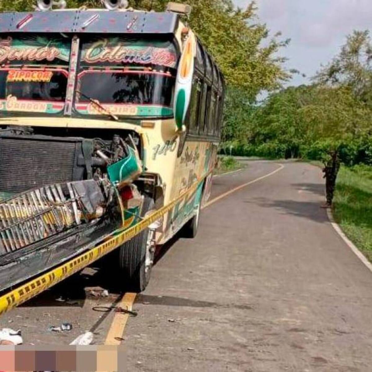 Trágico accidente en carreteras de Bolívar dejó un motociclista fallecido