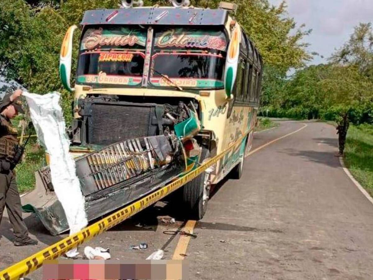 Trágico accidente en carreteras de Bolívar dejó un motociclista fallecido
