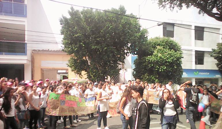 Manifestaciones de estudiantes universitarios
