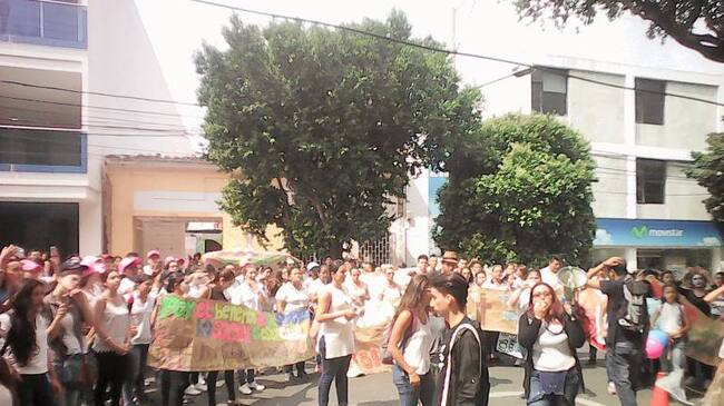 Manifestaciones de estudiantes universitarios