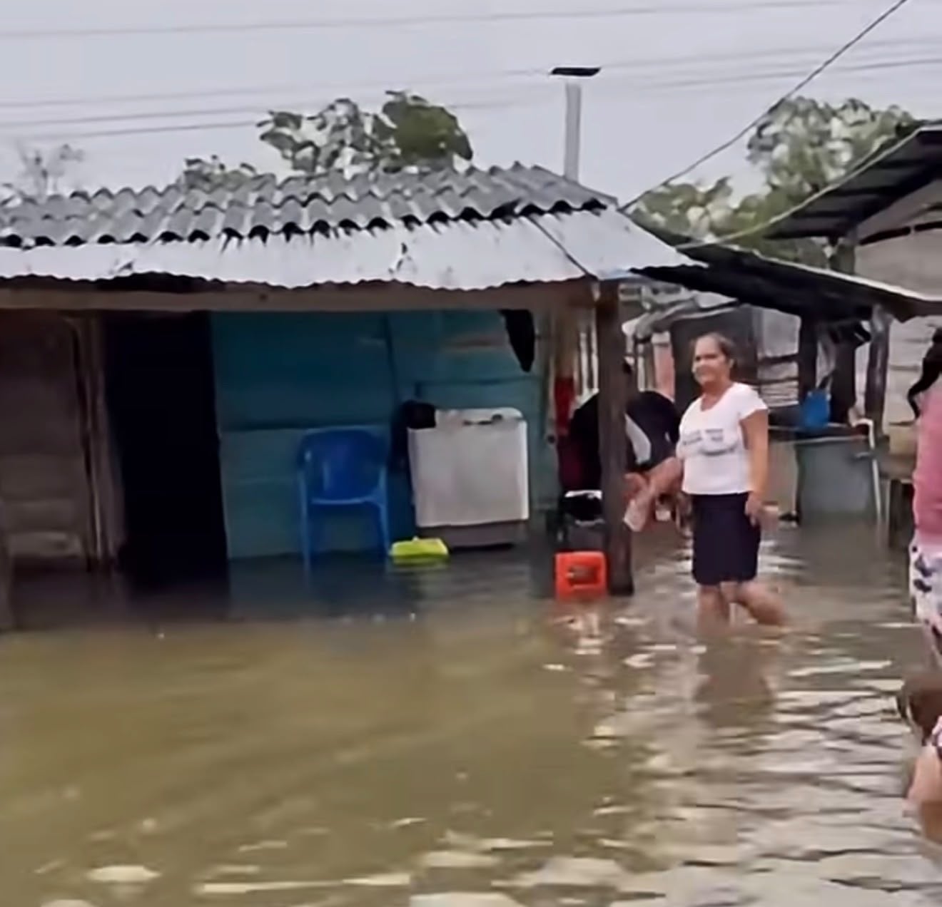 Inundaciones en Mutatá, Antioquia. Foto: Cortesía.
